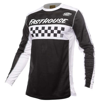 Fasthouse Grindhouse Waypoint Jersey - Black/White