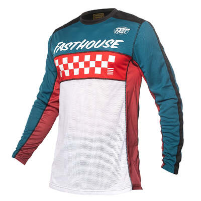Fasthouse Grindhouse Waypoint Jersey - Marine/White