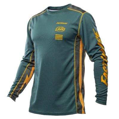 Fasthouse Grindhouse Ramone LS Jersey - Pine/Black