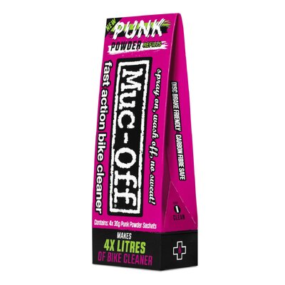 MUC-OFF MOTORCYCLE PUNK POWDER BIKE CLEANER 4 PACK