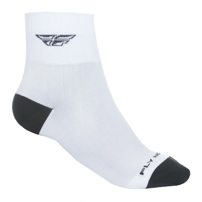Fly Racing Shorty Socks - White/Black