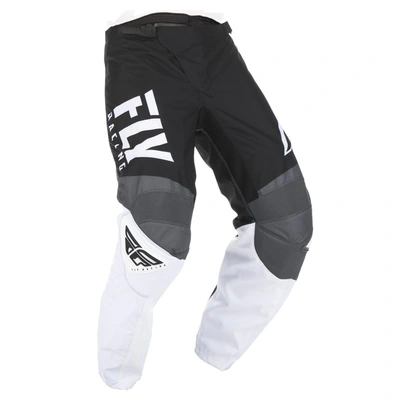 Fly Racing Youth F-16 MX Pants - Black/White/Grey