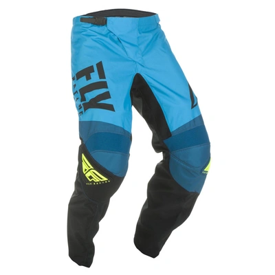 Fly Racing Youth F-16 MX Pants - Blue/Black/Hi-Vis