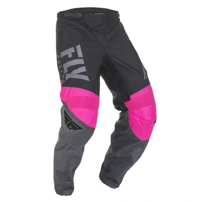 Fly Racing Youth F-16 MX Pants - Pink/Black/Grey