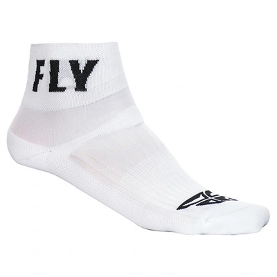 Fly Racing Shorty Socks - White