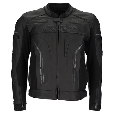 Argon Scorcher Non-Perforated Leather Jacket - Stealth