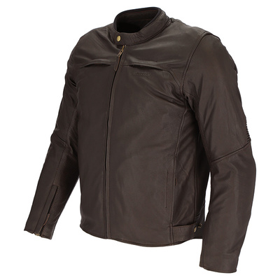 Argon Dodge Vintage Leather Jacket - Brown