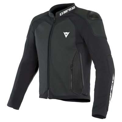 Dainese Intrepida Perforated Leather Jacket - Matt Black/Charcoal Grey/Matt Black
