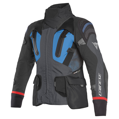 Dainese Antartica Gore-Tex Jacket - Ebony/Performance Blue/Black