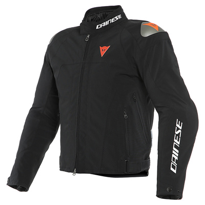 Dainese Indomita D-Dry XT Jacket - Matt Black/Matt Black/Red