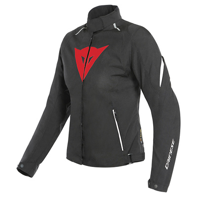Dainese Ladies Laguna Seca 3 D-Dry Jacket - Black/Lava Red/White