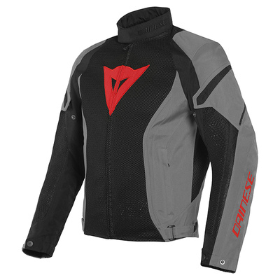Dainese Air Crono Tex Jacket - Black/Charcoal Grey/Charcoal Grey
