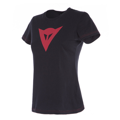Dainese Ladies Speed Demon Casual T-Shirt - Black/Red