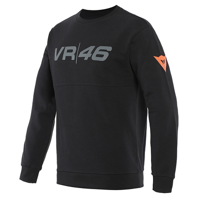 Dainese VR46 Team Casual Sweatshirt - Black/Fluro Yellow
