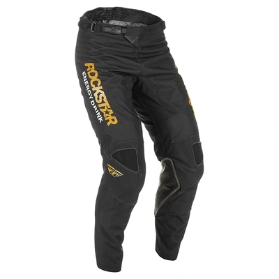 Fly Racing Kinetic Rockstar MX Pants - Black/Gold