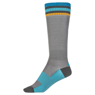 Fly Racing Thin MX Socks - Grey