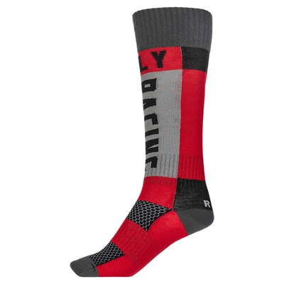 Fly Racing Thin MX Socks - Red