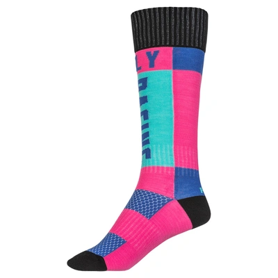 Fly Racing Youth Thin MX Socks - Pink