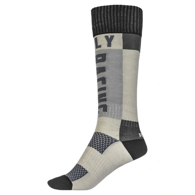 Fly Racing Youth Thin MX Socks - Grey