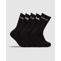 UNIT Respond Bamboo Socks - Unisex - Black - 5Pack