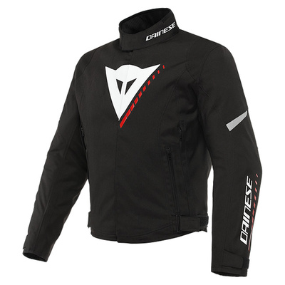 Dainese Veloce D-Dry Jacket - Black/White/Lava Red