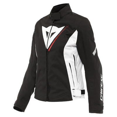 Dainese Ladies Veloce D-Dry Jacket - Black/White/Lava Red