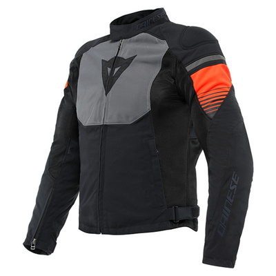 Dainese Air Fast Tex Jacket - Black/Grey/Fluro Red
