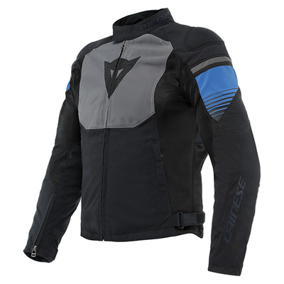 Dainese Air Fast Tex Jacket - Black/Grey/Racing Blue