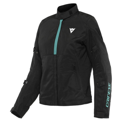 Dainese Ladies Risoluta Air Tex Jacket - Black/Aqua Green