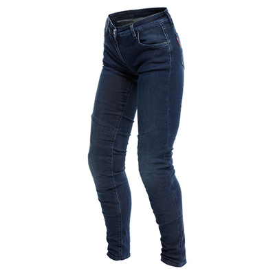 Dainese Ladies Skinny Denim Brushed Pants - Blue