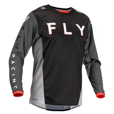 Fly Racing Kinetic Kore MX Jersey - Black/Grey