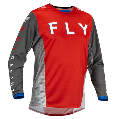 Fly Racing Kinetic Kore MX Jersey - Red/Grey