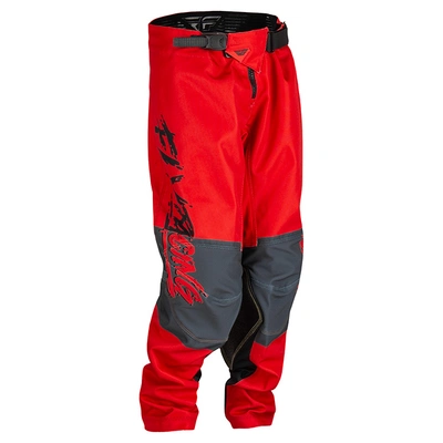 Fly Racing Kinetic Khaos MX Pants - Black/Red/Grey