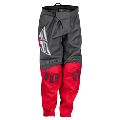 Fly Racing Youth F-16 MX Pants - Grey/Red