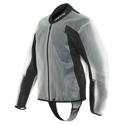 Dainese Racing 2 Rain Jacket - Black/Transparent