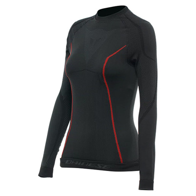 Dainese Ladies Longsleeve Thermo Shirt - Black/Red