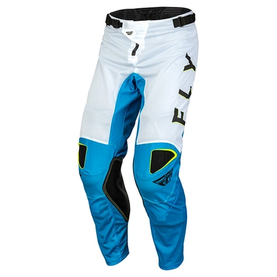 Fly Racing Kinetic Mesh Kore MX Pants - Blue/White/Hi-Vis