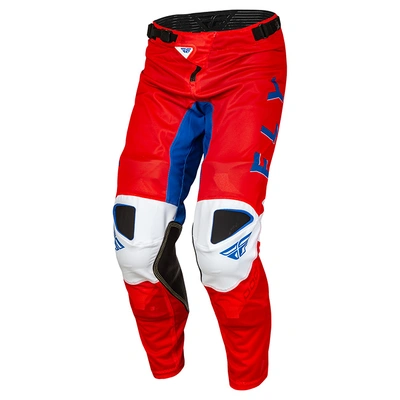 Fly Racing Kinetic Mesh Kore MX Pants - Red/White/Blue