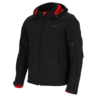 Dri Rider BLVD Waterproof Soft Shell Hooded Jacket - Black