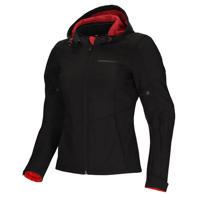 Dri Rider BLVD Waterproof Soft Shell Hooded Womens Jacket - Black