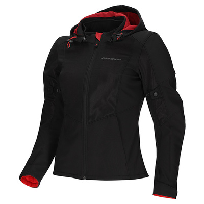 Dri Rider BLVD Waterproof Soft Shell Hooded Womens Jacket - Black