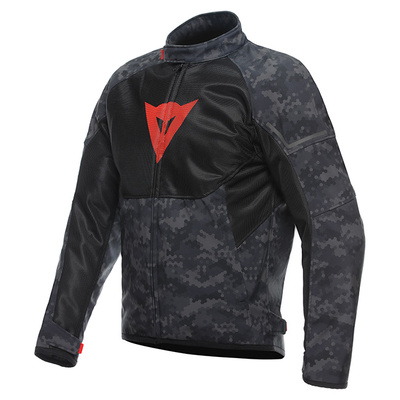 Dainese Ignite Air Tex Jacket - Camo Grey/Black/Fluro Red