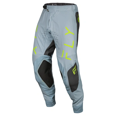 Fly Racing Evo MX Pants - Ice Grey/Charcoal/Neon Green