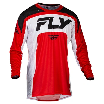 Fly Racing Lite MX Jersey - Red/White/Black