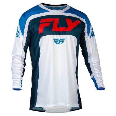 Fly Racing Lite MX Jersey - Red/White/Navy