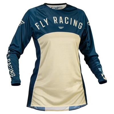 Fly Racing Ladies Lite MX Jersey - Navy/Ivory