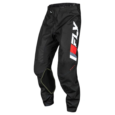 Fly Racing Kinetic Prix MX Pants - Red/Grey/White
