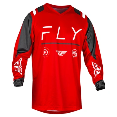 Fly Racing F-16 MX Jersey - Red/Charcoal/White