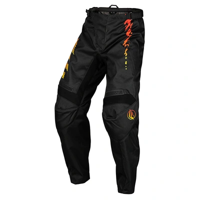 Fly Racing Youth F-16 MX Pants - Black/Yellow/Orange