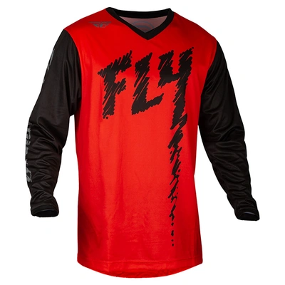 Fly Racing Youth F-16 MX Jersey - Red//Black/Grey
